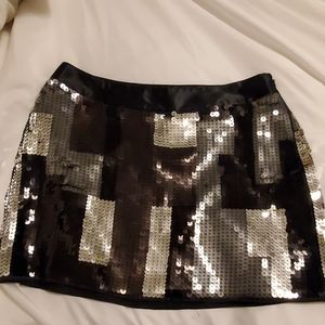 NWT Express Sequin Mini Skirt